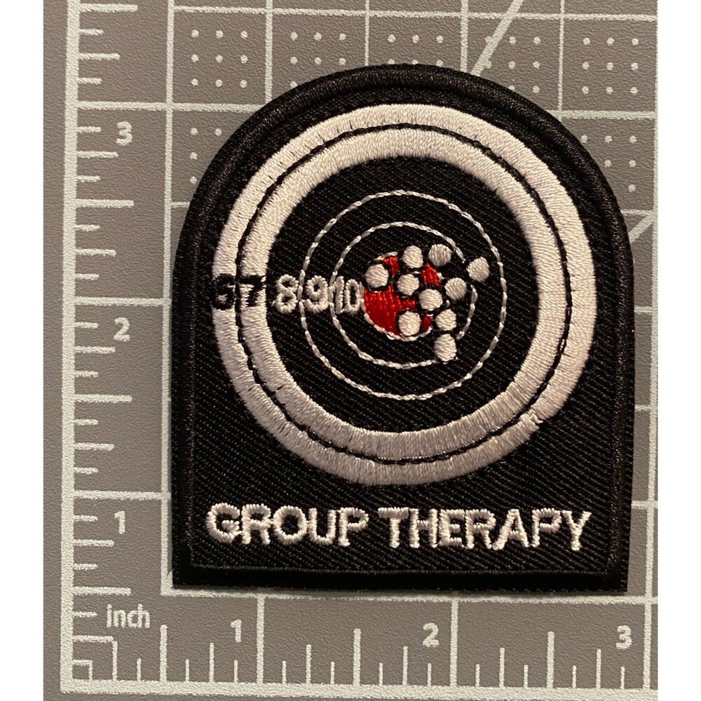 Group Therapy Target Practice Tactical Shooter 3in Patch Iron / Sew-On